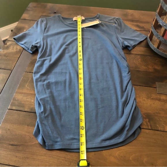 Michael Kors Ruched Zipper Shirt - Picture 4 of 12